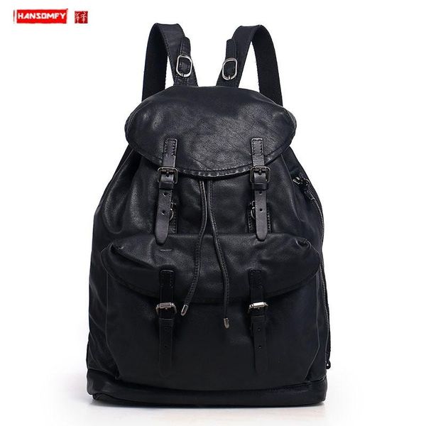 backpack leather men's casual large capacity full-grain travel multi-function business computer bag
backpack leather men's casual large capacity full-grain travel multi-function business computer bag