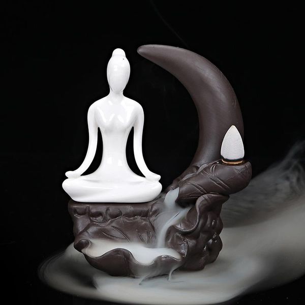 fragrance lamps pond moonlight burner yoga girl backflow incense with 10pcs cones ceramic censer use in home office
fragrance lamps pond moonlight burner yoga girl backflow incense with 10pcs cones ceramic censer use in home office