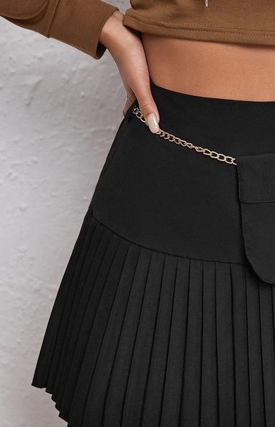 mini high waist stitching black womens skirts pleated cute girls dance with belt bag
mini high waist stitching black womens skirts pleated cute girls dance with belt bag