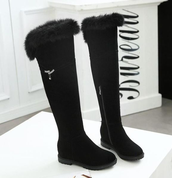 plus size 34 to 42 43 44 45 invisible height increased black fur wee heels over the knee boots 4.5cm
plus size 34 to 42 43 44 45 invisible height increased black fur wee heels over the knee boots 4.5cm