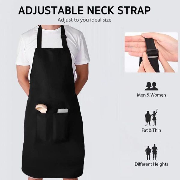 aprons chef apron kitchen waterproof and oilproof solid color polyester cotton hanging neck for restaurant cleaning
aprons chef apron kitchen waterproof and oilproof solid color polyester cotton hanging neck for restaurant cleaning
