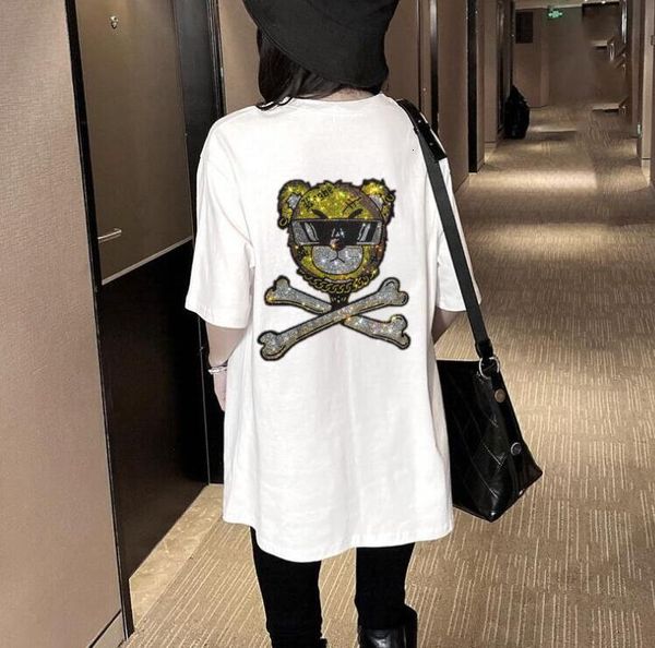 men's t-shirts european-style women t-shirt diamonds short t-shirt black neck t-neck t-cotton regulate girls clothes fashion, White;black
men's t-shirts european-style women t-shirt diamonds short t-shirt black neck t-neck t-cotton regulate girls clothes fashion, White;black