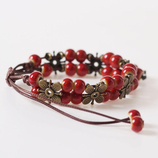 charm bracelets cute double layer flower red color diy handmade ceramic bead bracelet vintage lace weave charms women girl friend gift, Golden;silver
charm bracelets cute double layer flower red color diy handmade ceramic bead bracelet vintage lace weave charms women girl friend gift, Golden;silver