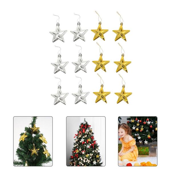 christmas decorations 2 sets hanging ornaments xmas tree pendants five-pointed star decors
christmas decorations 2 sets hanging ornaments xmas tree pendants five-pointed star decors