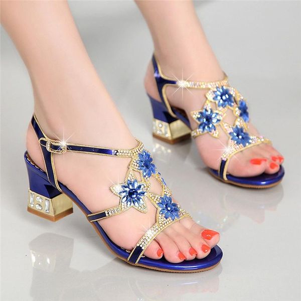 dress shoes fashion summer sandals women square heels crystal sequins flower thick bling sandalias de mujer, Black
dress shoes fashion summer sandals women square heels crystal sequins flower thick bling sandalias de mujer, Black