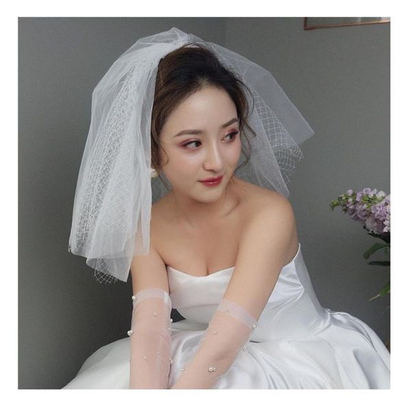 bridal veils short tulle wedding 3 layers with comb ivory veil for bride accessories, Black
bridal veils short tulle wedding 3 layers with comb ivory veil for bride accessories, Black