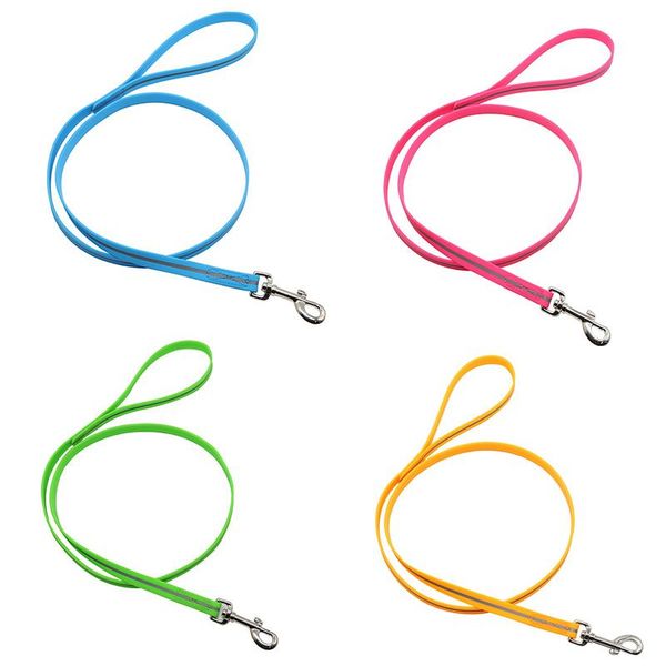 dog collars & leashes reflective waterproof leash pvc material pet durable easy to clean traction rope soft handle leads for dogs
dog collars & leashes reflective waterproof leash pvc material pet durable easy to clean traction rope soft handle leads for dogs