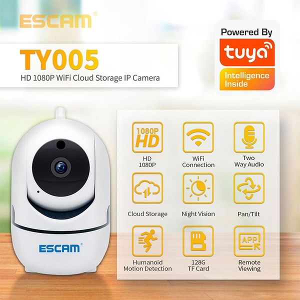 cameras escam hd 1080p h.265 ip camera tuya smartlife app security wifi wireless mini cctv indoor home surveillance baby monitor
cameras escam hd 1080p h.265 ip camera tuya smartlife app security wifi wireless mini cctv indoor home surveillance baby monitor