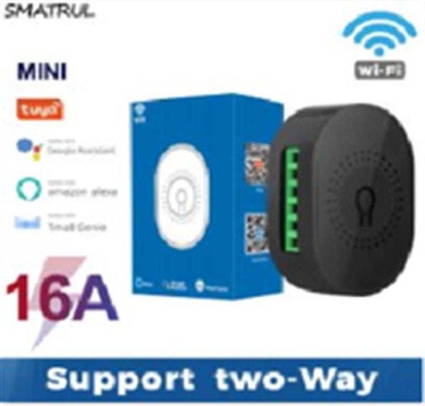 smart home control 16a tuya mini light switch module support two way remote app life timing work with alexa google
smart home control 16a tuya mini light switch module support two way remote app life timing work with alexa google