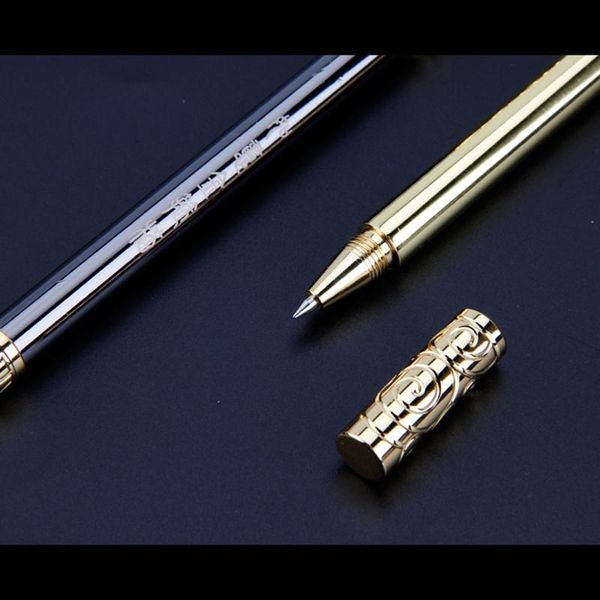 gel pens 1pcs retro brass black ink ballpoint pen handmade ball point for office school
gel pens 1pcs retro brass black ink ballpoint pen handmade ball point for office school