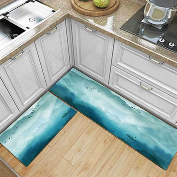 new chinese style blue landscape kitchen floor mat anti-slip bathroom mat set doormat for entrance door long striped bedroom rug
new chinese style blue landscape kitchen floor mat anti-slip bathroom mat set doormat for entrance door long striped bedroom rug