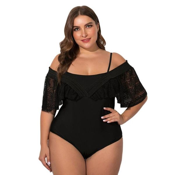 women's plus size convertible off shoulder strap lace one piece swimsuit one-piece suits
women's plus size convertible off shoulder strap lace one piece swimsuit one-piece suits