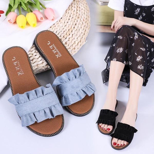 slippers women wear 2021 korean version of fashion go out wavy flat-bottomed cool towing a word drag beach, Black
slippers women wear 2021 korean version of fashion go out wavy flat-bottomed cool towing a word drag beach, Black