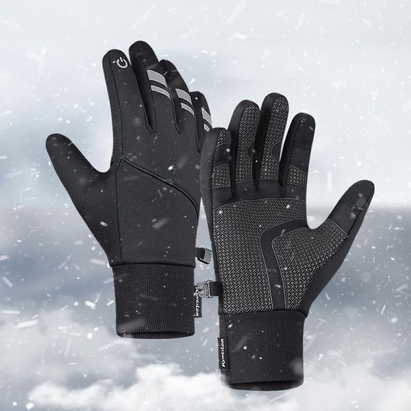 cycling gloves autumn winter men women touch screen thermal glove outdoor sport bicycle warm windproof breathable -40, Black
cycling gloves autumn winter men women touch screen thermal glove outdoor sport bicycle warm windproof breathable -40, Black