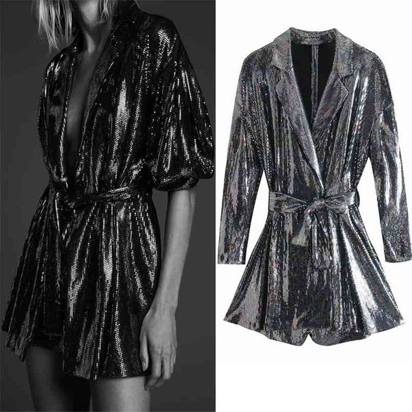 sequin black jumpsuit women playsuit sparkly belt puff long sleeve short ladies party s 210519, Black;white
sequin black jumpsuit women playsuit sparkly belt puff long sleeve short ladies party s 210519, Black;white
