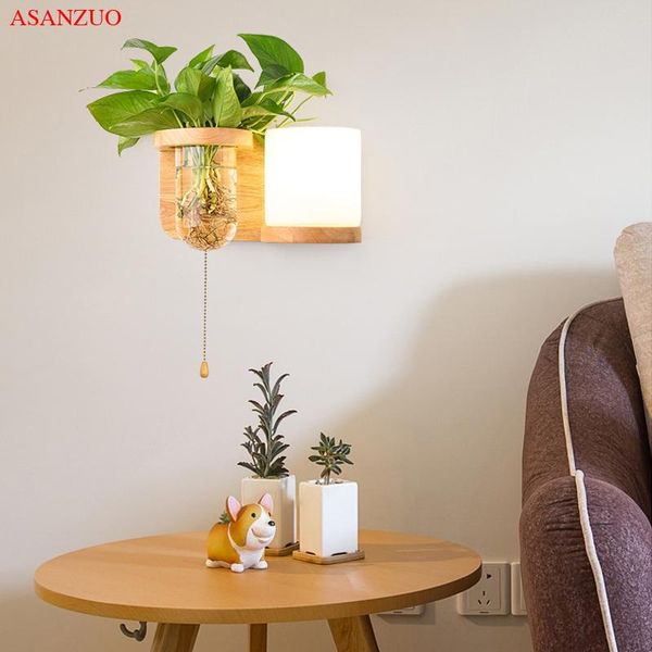 wall lamp nordic minimalist interior with switch green plant solid wood aisle decorative balcony bedside e27
wall lamp nordic minimalist interior with switch green plant solid wood aisle decorative balcony bedside e27