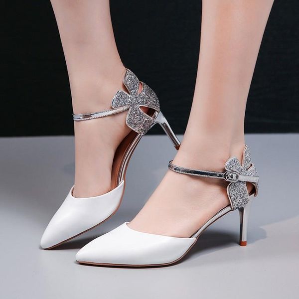 elegant bling glitter wome wedding sandals stiletto high heels real genuine leather white bride shoes pointed toe ladies dress, Black
elegant bling glitter wome wedding sandals stiletto high heels real genuine leather white bride shoes pointed toe ladies dress, Black
