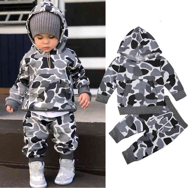 clothing spring autumn fashion kids baby boys clothes sets camouflage print long sleeve hooded pullover +pants 2pcs c0225, White
clothing spring autumn fashion kids baby boys clothes sets camouflage print long sleeve hooded pullover +pants 2pcs c0225, White