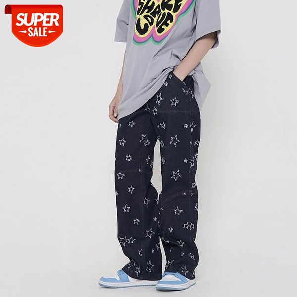 high street stars embroidery retro straight casual jeans for men harajuku loose oversize denim trousers #hb7h, Blue
high street stars embroidery retro straight casual jeans for men harajuku loose oversize denim trousers #hb7h, Blue