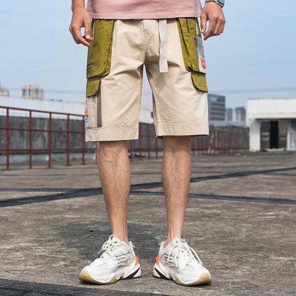 men's pants white men board shorts short loose drawstring casual fashion contrast color stitching, Black
men's pants white men board shorts short loose drawstring casual fashion contrast color stitching, Black