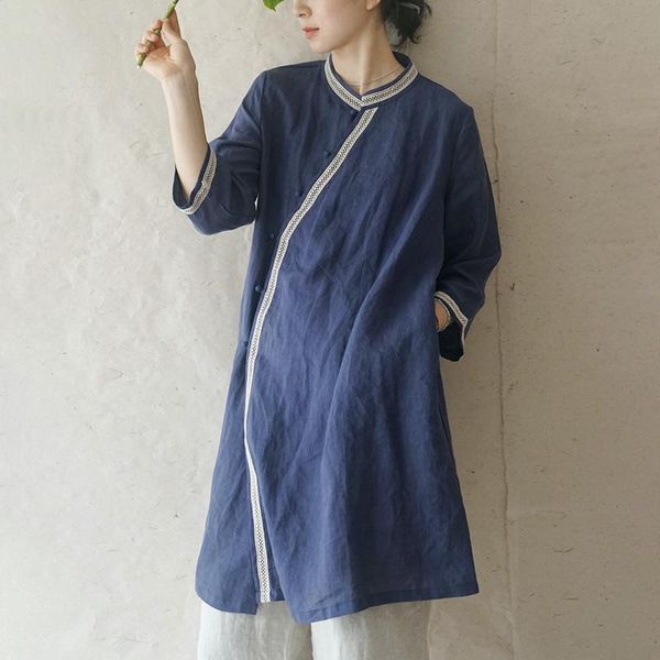 high grade cotton tea dress women's 2021 slim temperament medium length forest robe ethnic style 0403 casual dresses, Black;gray
high grade cotton tea dress women's 2021 slim temperament medium length forest robe ethnic style 0403 casual dresses, Black;gray
