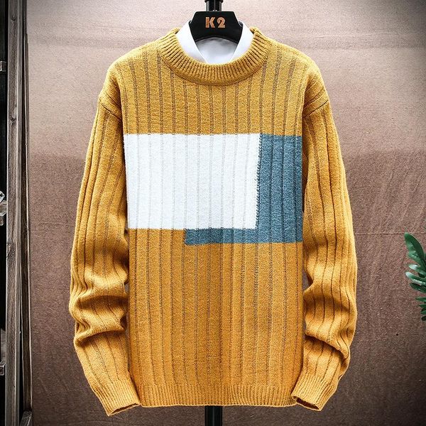 men's sweaters 2021 autumn thin trendy all-matching base knitwear youth twist color matching sweater, White;black
men's sweaters 2021 autumn thin trendy all-matching base knitwear youth twist color matching sweater, White;black