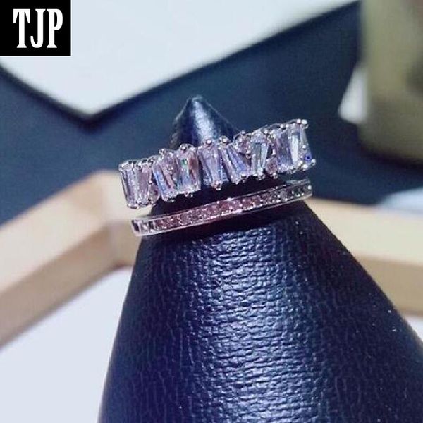wedding rings tjp trendy austrian crystal paved ring sparkling full cubic zircon band for women sets jewelry bridal, Slivery;golden
wedding rings tjp trendy austrian crystal paved ring sparkling full cubic zircon band for women sets jewelry bridal, Slivery;golden