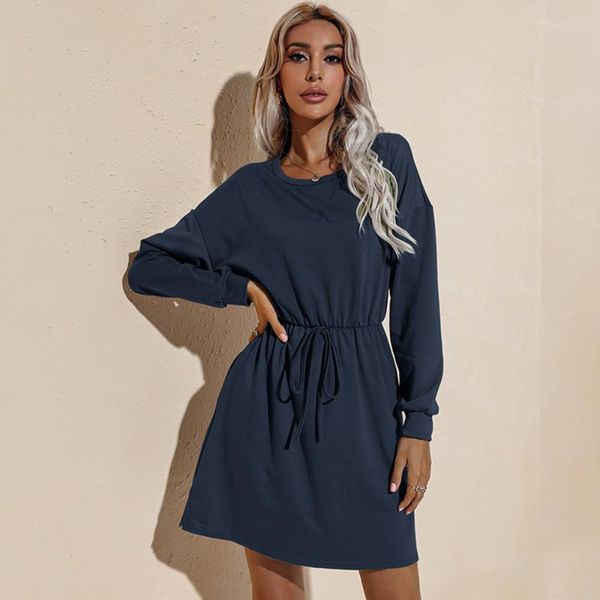 casual dresses women dress o-neck elastic waist solid blue lace knee-length 2021 autumn fashion high street long sleeve party, Black;gray
casual dresses women dress o-neck elastic waist solid blue lace knee-length 2021 autumn fashion high street long sleeve party, Black;gray