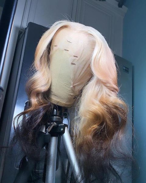 lace wigs ombre blonde front wig human hair 613 body wave transparent for women pre plucked with baby, Black;brown
lace wigs ombre blonde front wig human hair 613 body wave transparent for women pre plucked with baby, Black;brown