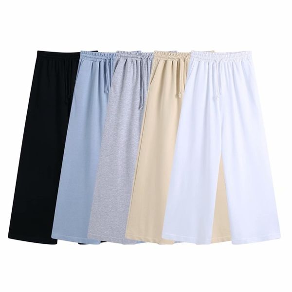 puwd casual woman loose soft elastic waist sports pants spring fashion ladies wide leg jog girls chic basic 210522, Black;white
puwd casual woman loose soft elastic waist sports pants spring fashion ladies wide leg jog girls chic basic 210522, Black;white