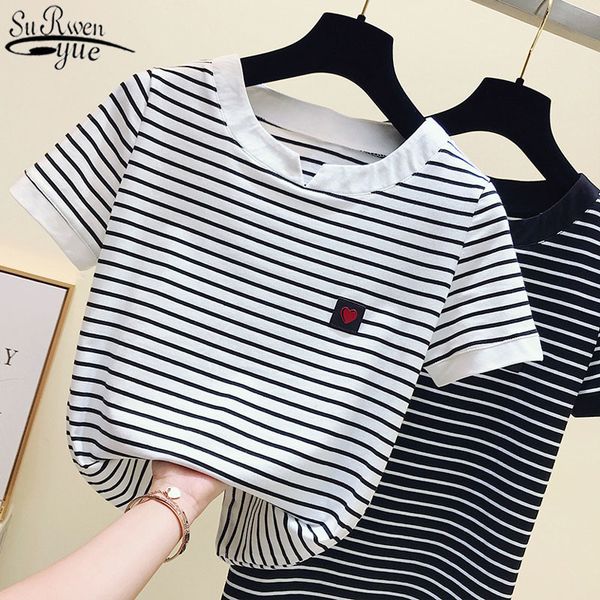 white striped short sleeve t-shirt female korean slim simple half v-neck cotton shirt 13629 210427
white striped short sleeve t-shirt female korean slim simple half v-neck cotton shirt 13629 210427