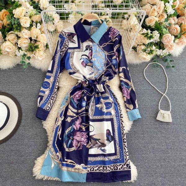 women design print dress autumn chic drawstring waist long sleeve a-line dress fashion korean ins streetwear dress 210419, Black;gray
women design print dress autumn chic drawstring waist long sleeve a-line dress fashion korean ins streetwear dress 210419, Black;gray