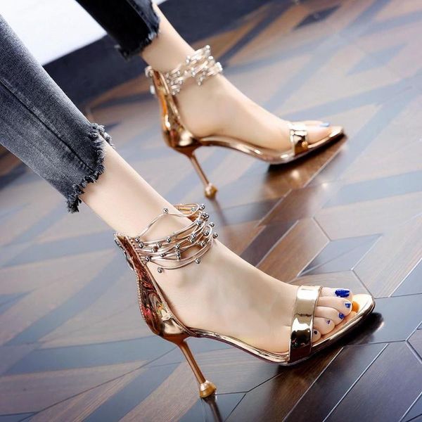 dress shoes high heels summer stiletto single with open toe sandals women silver roman bling rivet fashion, Black
dress shoes high heels summer stiletto single with open toe sandals women silver roman bling rivet fashion, Black
