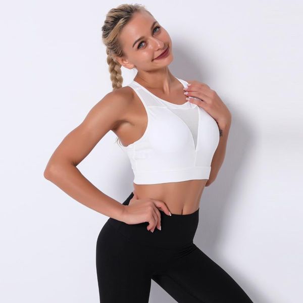 gym clothing 2021 classic shockproof gather sports bra underwear hollow running yoga fitness, White;black
gym clothing 2021 classic shockproof gather sports bra underwear hollow running yoga fitness, White;black