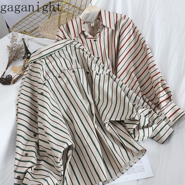 women's blouses & shirts gaganight vintage fashion women striped shirt casual loose single breasted button female chic spring autumn bl, White
women's blouses & shirts gaganight vintage fashion women striped shirt casual loose single breasted button female chic spring autumn bl, White