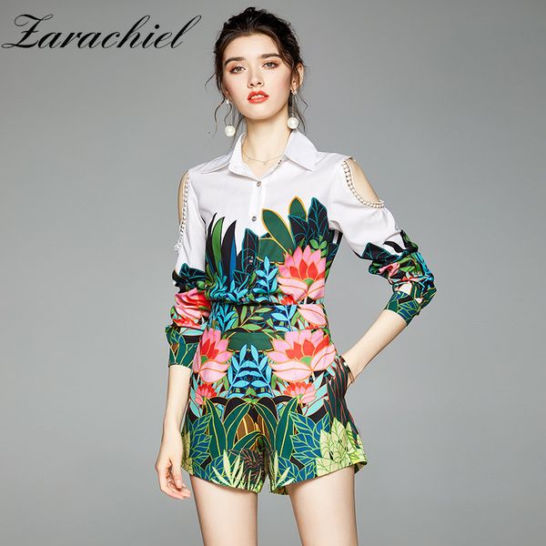 pants autumn runway green tropical jungle suit women off shoulder hollow out animal flower print shirt and shorts set, White
pants autumn runway green tropical jungle suit women off shoulder hollow out animal flower print shirt and shorts set, White