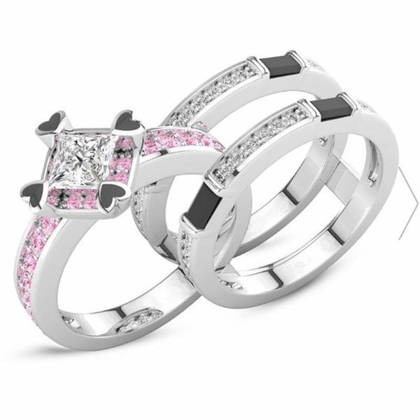 wedding rings luxury fashion zircon ring women's suit bride romantic banquet engagement jewelry charm christmas gift, Slivery;golden
wedding rings luxury fashion zircon ring women's suit bride romantic banquet engagement jewelry charm christmas gift, Slivery;golden