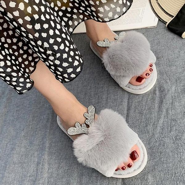 slippers women's winter home shoes soft-bottom indoor non-slip flat warm cotton fur slides heart shape cute buty damskie, Black
slippers women's winter home shoes soft-bottom indoor non-slip flat warm cotton fur slides heart shape cute buty damskie, Black