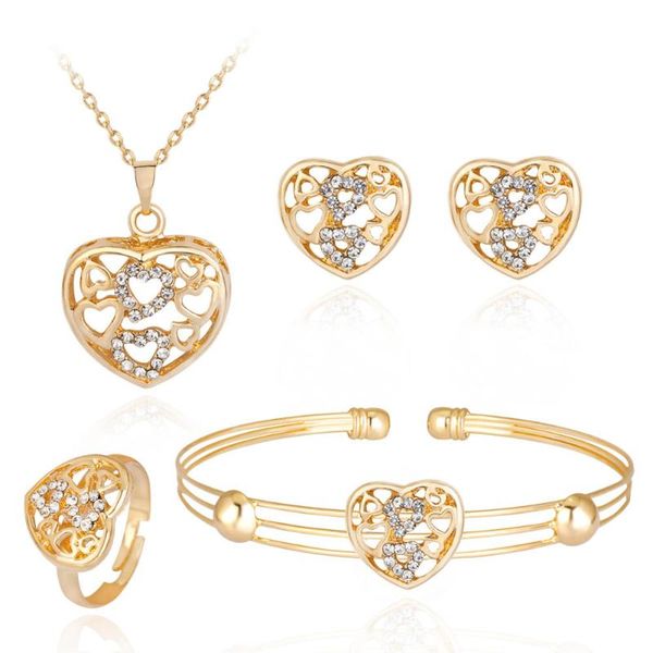 earrings & necklace full hollow hearts love pendant women girls ring bracelet fashion bridal wedding jewelry set, Silver
earrings & necklace full hollow hearts love pendant women girls ring bracelet fashion bridal wedding jewelry set, Silver