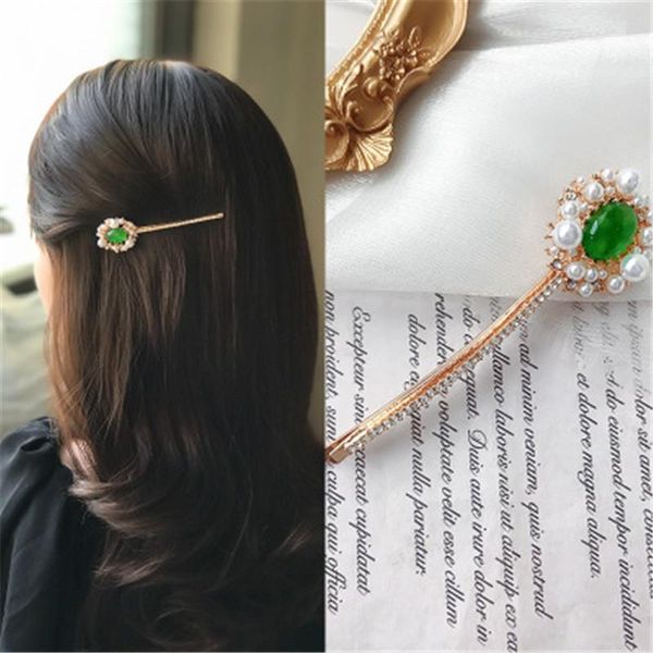hair accessories grip clip hairpin for women girl green rhinestone pearl geometric korean handmade fashion head mujer wholesale
hair accessories grip clip hairpin for women girl green rhinestone pearl geometric korean handmade fashion head mujer wholesale