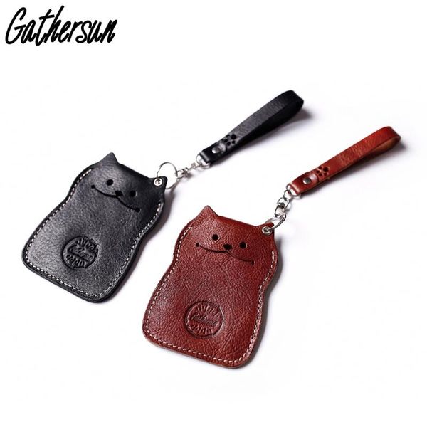 card holders gathersun leather holder cat shape sleeve for bank cards cute id case, Brown;gray
card holders gathersun leather holder cat shape sleeve for bank cards cute id case, Brown;gray