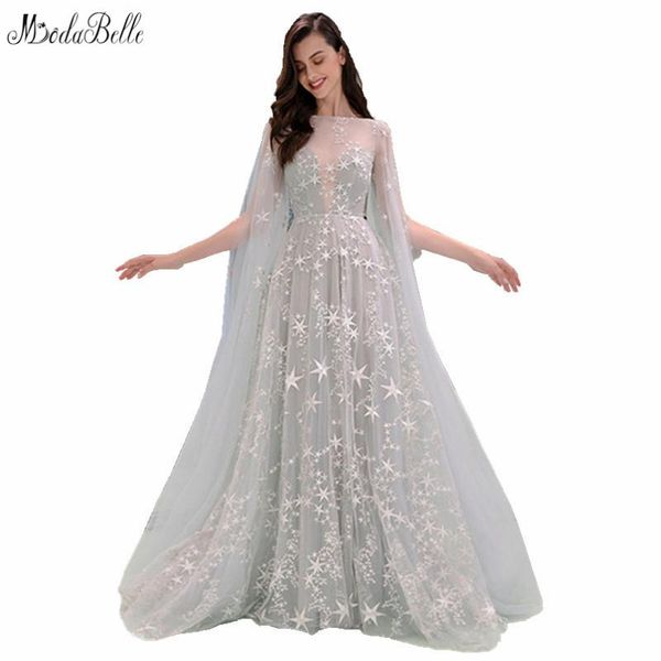 party dresses modabelle gray a line evening dress with cape abito cerimonia donna floor length lace women gowns long vestido largo, White;black
party dresses modabelle gray a line evening dress with cape abito cerimonia donna floor length lace women gowns long vestido largo, White;black