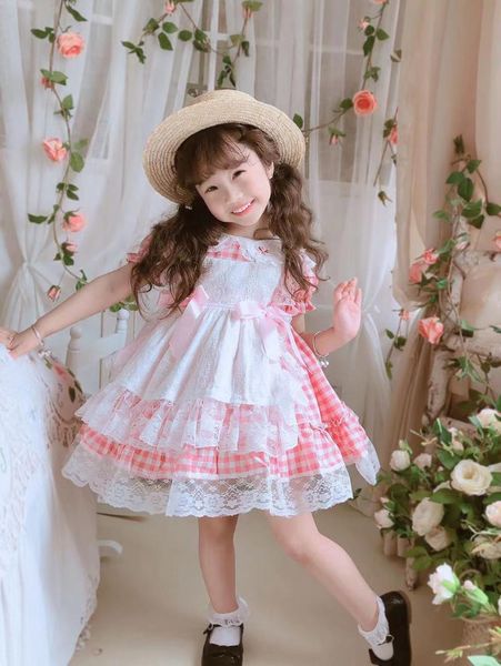 summer lolita vintag spanish princess pink lace plaid bow shortsleeve ball gown dress for baby girls birthday party turkey east girl's, Red;yellow
summer lolita vintag spanish princess pink lace plaid bow shortsleeve ball gown dress for baby girls birthday party turkey east girl's, Red;yellow