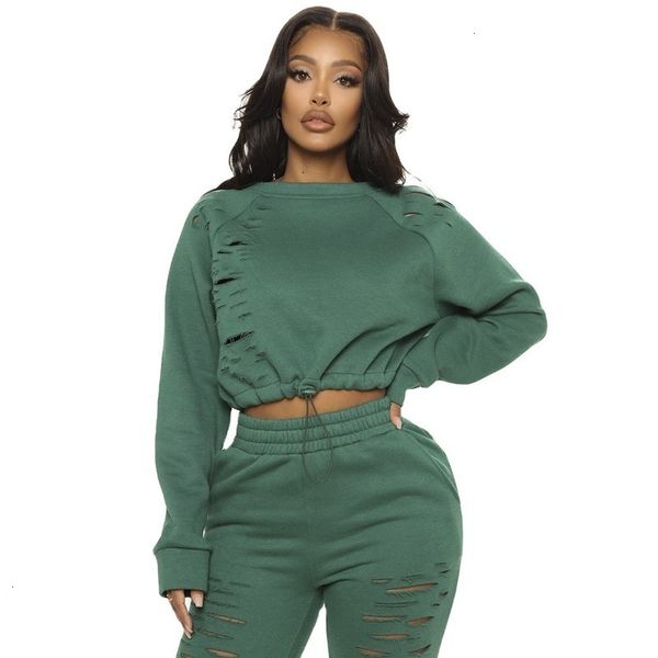 sports thickened tracksuits women's sweater hole pants long sleeve leisure suit, Gray
sports thickened tracksuits women's sweater hole pants long sleeve leisure suit, Gray