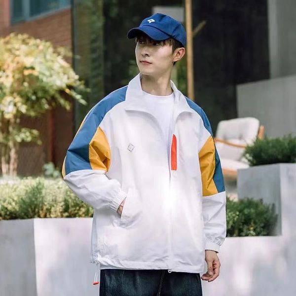 men's retro style matching color work jacket fashion streetwear outerwear loose couple casual jackets cargo coats, Black;brown
men's retro style matching color work jacket fashion streetwear outerwear loose couple casual jackets cargo coats, Black;brown