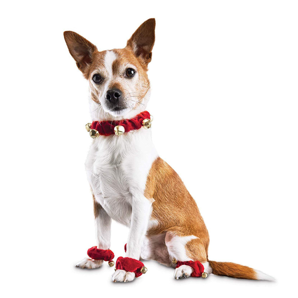 dog apparel pet christmas bell decoration collar funny halloween holiday dress up bib and foot cover set
dog apparel pet christmas bell decoration collar funny halloween holiday dress up bib and foot cover set