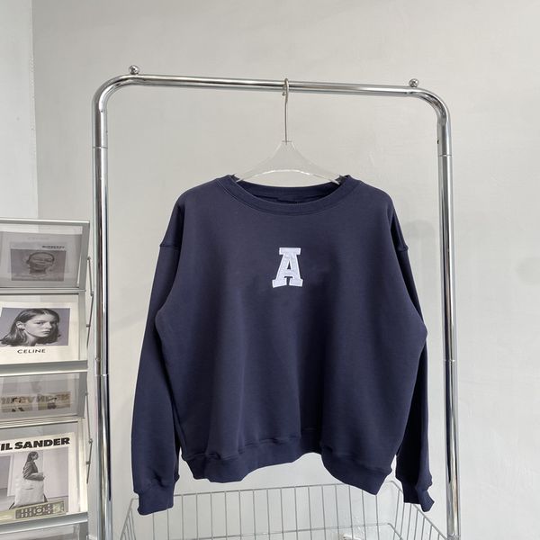 21 early autumn new ba + embroidered david letter round neck pullover for lovers, Black
21 early autumn new ba + embroidered david letter round neck pullover for lovers, Black