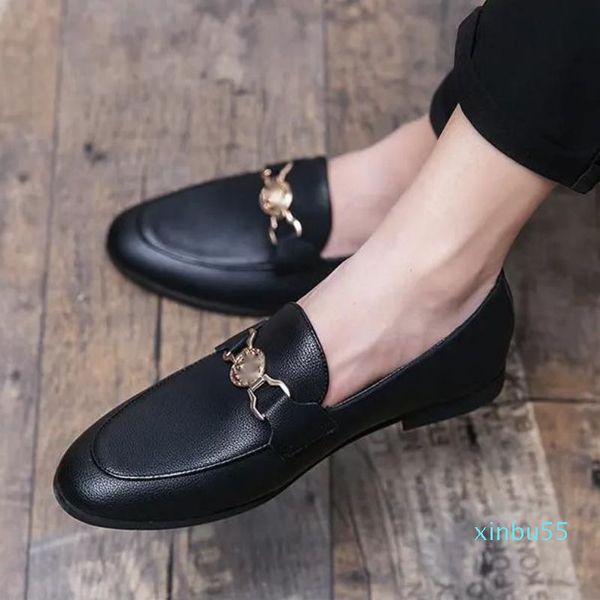 men shoes loafers pu leather solid outdoors fashion classic comfortable spring autumn slip on simplicity round toe concise casual, Black
men shoes loafers pu leather solid outdoors fashion classic comfortable spring autumn slip on simplicity round toe concise casual, Black