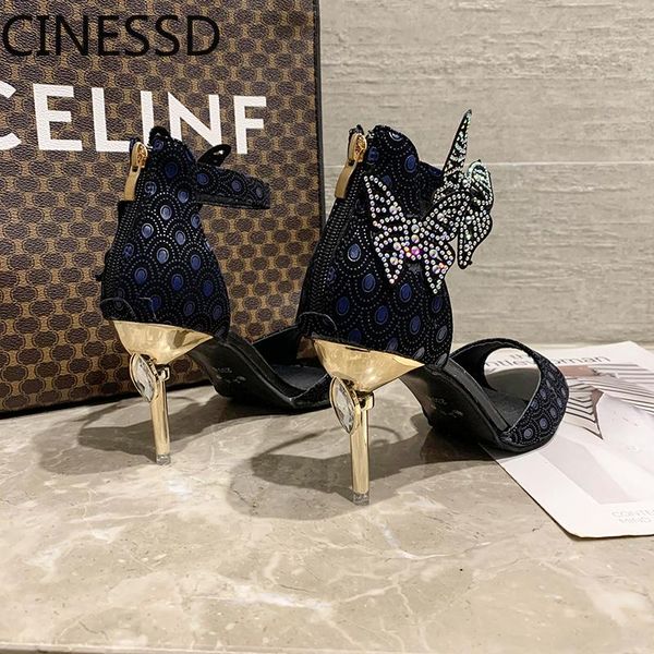 summer explosion butterfly charm women's high heels womens shoes women sandals, Black
summer explosion butterfly charm women's high heels womens shoes women sandals, Black