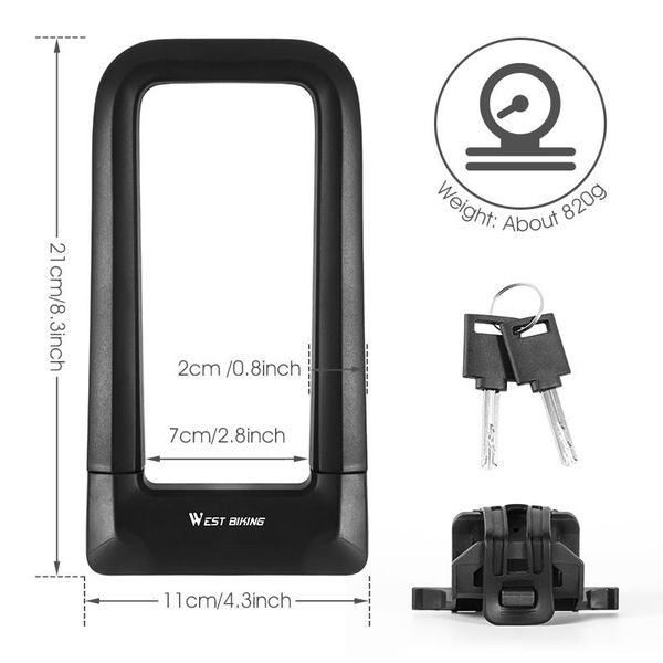 bike locks west biking anti-theft bicycle u lock safety mtb road wheel cable motorcycle scooter cycling accessories
bike locks west biking anti-theft bicycle u lock safety mtb road wheel cable motorcycle scooter cycling accessories